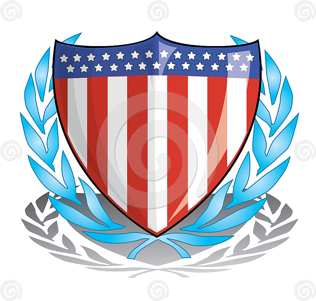 Stock Illustration: Patriot Shield