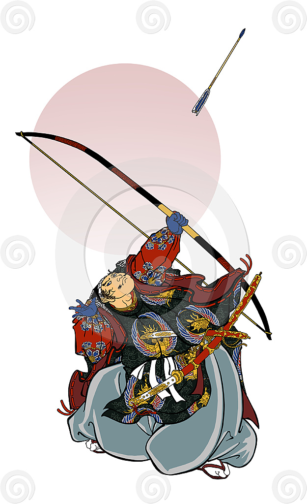 Stock Illustration: Samurai 3