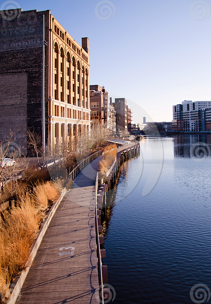 Stock Photo: The Milwaukee River